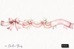 Watercolor Pink Carousel Clipart Product Image 1