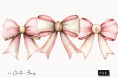 Watercolor Pink Carousel Clipart Product Image 1