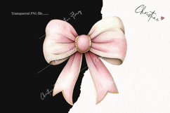 Watercolor Pink Carousel Clipart Product Image 2