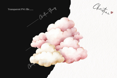 Watercolor Pink Carousel Clipart Product Image 2