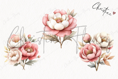 Watercolor Pink Carousel Clipart Product Image 3