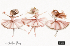 Watercolor Pink Carousel Clipart Product Image 1