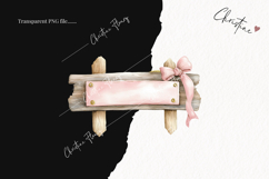 Watercolor Pink Carousel Clipart Product Image 2