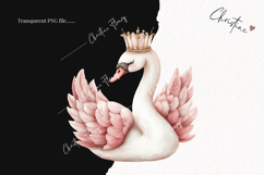 Watercolor Pink Carousel Clipart Product Image 2
