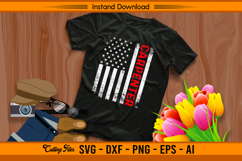Carpenter American Flag Distressed SVG Product Image 2