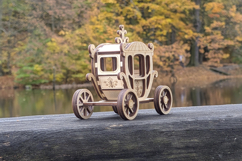 Carriage - Laser Cut File, Plywood Miniature Vector Plan Product Image 4