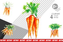 Carrot Clipart Product Image 1