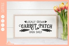 Carrot Patch Farmhouse Sign svg Easter Decoration Product Image 1