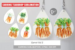 Earring Teardrop Carrot Product Image 1