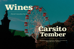 Carsito Tember Bold Retro Slab Serif Vintage Font Product Image 4