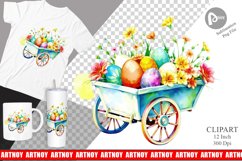 Cart Easter Clipart Product Image 1