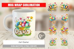 Mug Wrap Design Cart Easter Product Image 1