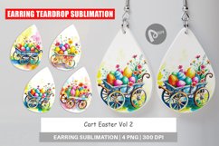 Earring Teardrop Cart Easter Product Image 1