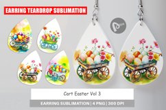 Earring Teardrop Cart Easter Product Image 1