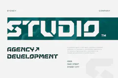 CARTEL - Modern Futuristic Sci-fi Font Product Image 7