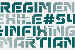 CARTEL - Modern Futuristic Sci-fi Font Product Image 8