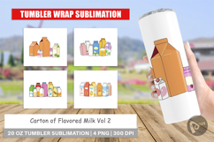 Tumbler Flavored Milk Carton Product Image 1