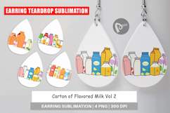 Earring Flavored Milk Carton Product Image 1