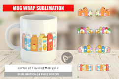 Mug Wrap Flavored Milk Carton Product Image 1