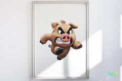 Cartoon Animals Running Sublimation Product Image 2