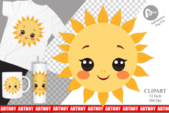 Baby Sun Clipart Product Image 1