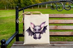 Cute Cartoon Bat Watercolor Sublimation Clipart Product Image 3