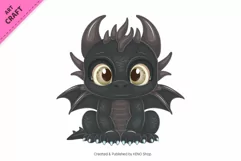 Cartoon Dragons 01. Fantasy clipart. Product Image 3