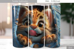Lynx is Looking through Ripped Jeans|Tumbler Design Product Image 1