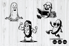 Funny Character Pickle SVG, Cute Pickle SVG Product Image 1
