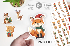 Christmas Woodland Pals Sticker Product Image 1