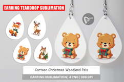 Christmas Woodland Pals Earring Product Image 1