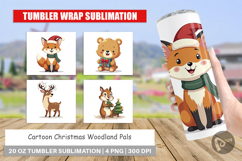 Christmas Woodland Pals Tumbler Product Image 1