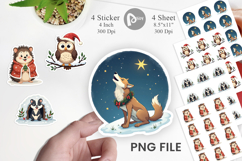 Christmas Woodland Pals Sticker Product Image 1