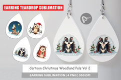 Christmas Woodland Pals Earring Product Image 1