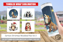 Christmas Woodland Pals Tumbler Product Image 1