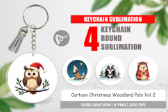 Christmas Woodland Pals Keychain Product Image 1