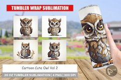 Tumbler Wrap Cute Owl Product Image 1