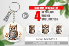 Keychain Cute Owl Product Image 1