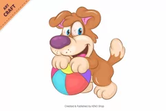 18 Cartoon Dogs 04. Clipart. Product Image 3