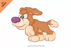 Cartoon Dogs 02. Clipart. Product Image 2