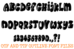 Cartoon Doodle Font Hand Drawn Comic Lettering ABC OTF Type Product Image 2