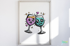 Cartoon Goth Sublimation Clipart Product Image 5