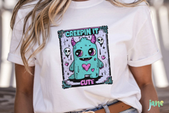 Cartoon Goth Sublimation Clipart Bundle Product Image 8