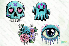 Cartoon Goth Sublimation Clipart Product Image 1