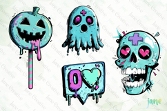 Cartoon Goth Sublimation Clipart Product Image 1