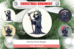 Cartoon Grim Reaper Ornament Product Image 1