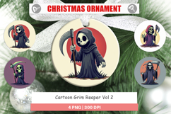 Cartoon Grim Reaper Ornament Product Image 1