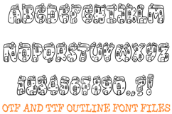 Cartoon Houses Font Cartoon Brick Building Lettering ABC OTF Product Image 2