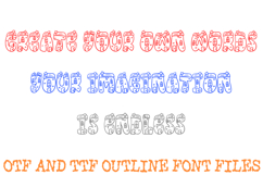 Cartoon Houses Font Cartoon Brick Building Lettering ABC OTF Product Image 3