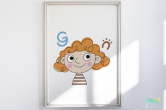 Cartoon Illustrations Of Girls’ Faces Product Image 2